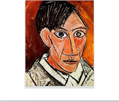 123 poster life autoportrait de pablo picasso - art mural abstrait sur toile - œuvre expressionniste moderne pour la maison, la chambre, la décoration de bureau sans cadre (autoportrait, 12 x 15 pouces/ 30 x 38 cm). DIAYTAR COTE D'IVOIRE est une boutique en ligne généraliste qui offre plus de 300 000 références de produits divers, répondant ainsi aux besoins de tous les clients ivoiriens. Avec sa gamme variée de produits, elle est devenue la référence incontournable pour les achats en ligne en Côte d'Ivoire. Elle propose des produits de haute qualité à des prix compétitifs.