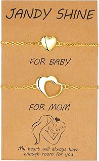 Bracelet cœur mère et bébé en argent sterling 925, cadeaux de nouvelle maman pour femmes post-partum, cadeau de bijoux pour nouveau-né, argent. En tant que boutique en ligne de confiance, DIAYTAR COTE D'IVOIRE garantit la qualité et la fiabilité de ses produits. Avec plus de 300000 références, vous êtes assuré de trouver le produit qui vous convient le mieux.
