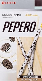 Biscuits au chocolat blanc lotti pepero, 32 g