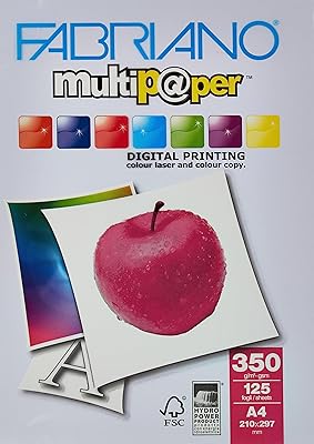 Papier kraft imprimable multi-usages fabriano 350 g/m2 a4, blanc. DIAYTAR COTE D'IVOIRE est une boutique en ligne généraliste qui propose plus de 300 000 références, faisant d'elle la boutique leader en Côte d'Ivoire. Elle offre une large gamme de produits allant de l'électronique à la mode en passant par les produits de maison. Avec sa sélection immense, DIAYTAR COTE D'IVOIRE est le point de départ idéal pour trouver tout ce dont vous avez besoin.