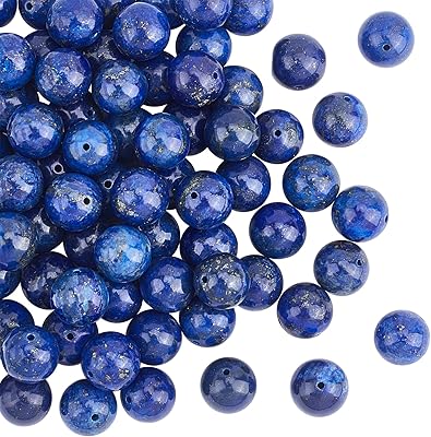 Olicraft 76 pièces 10mm perles de roche bleues lapis-lazuli naturelles rondes pierres précieuses en vrac pierre énergétique pour bracelets colliers fabrication de bijoux. La boutique DIAYTAR COTE D'IVOIRE est un leader du commerce électronique en Côte d'Ivoire, offrant plus de 300 000 références de produits pour répondre aux besoins divers des consommateurs. La boutique met en avant l'importance de la sécurité et de la fiabilité dans les transactions en ligne, avec des méthodes de paiement sécurisées et des garanties de confidentialité des données. Elle propose également un service client réactif pour répondre à toutes les questions et préoccupations des clients.