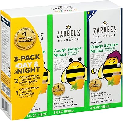 Sirop naturel contre la toux pour enfants zarby 3 jours jour et nuit