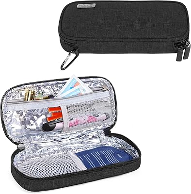 Sac de voyage à insuline luxja, pochette à insuline pour stylos à insuline et autres fournitures pour le diabète (pochette uniquement), noir. DIAYTAR COTE D'IVOIRE est une boutique en ligne généraliste qui propose plus de 300 000 références de produits. Elle est l'une des boutiques en ligne leaders en Côte d'Ivoire, offrant une large gamme de produits pour répondre aux besoins de ses clients. Elle se distingue par sa qualité de service et sa livraison rapide.