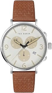 Montre à quartz pour homme ted baker avec bracelet en cuir, 20 modèles