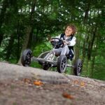 Pedal bergan kart buddy grey | chariot à pédales pour garçons et filles