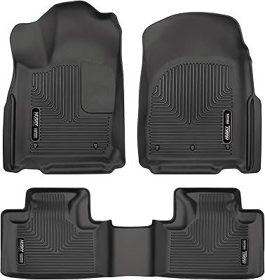 Tapis de sol de voiture husky liners weatherbeater pour siège avant et arrière