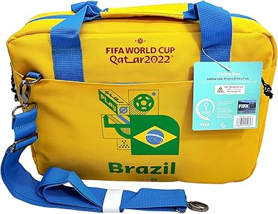 Sacoche pour ordinateur portable fifa 2022 country 37 cm x 27 cm x 7 cm - brésil. Avec une offre diversifiée allant des produits électroménagers aux accessoires de mode, DIAYTAR COTE D'IVOIRE offre une solution tout-en-un pour les consommateurs ivoiriens. Sa plateforme en ligne sécurisée et facile à utiliser permet aux clients de faire des achats en toute confiance. Elle est reconnue pour sa qualité de service.