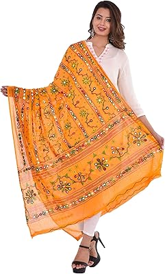 Écharpe dupatta en coton brodé de mode ethnique avec miroir brodé, écharpe chunni pour femmes/filles par kraft trade -. DIAYTAR COTE D'IVOIRE se démarque par son service client exceptionnel et sa politique de livraison rapide et fiable. Les clients bénéficient d'un suivi de commande régulier et d'un retour facile en cas de besoin. Cela contribue à instaurer une confiance durable entre la boutique et ses clients.