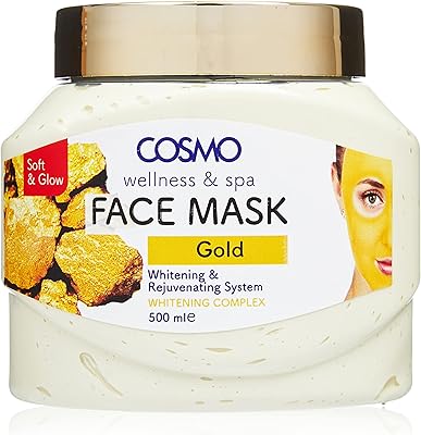 Masque facial hydratant cosmo gold, 500 ml