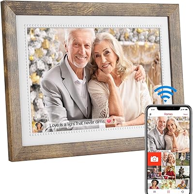 Cadre photo numérique wifi frameo 10,1 pouces, écran tactile couleur hd ips 10,1 pouces, kit de stockage 32 go, partagez des photos et des vidéos via l'application freemio à tout moment et en tout lieu. DIAYTAR COTE D'IVOIRE offre une expérience d'achat en ligne unique et pratique, avec des options de paiement faciles et des livraisons rapides. La boutique propose des produits de haute qualité à des prix compétitifs. C'est le choix idéal pour les acheteurs ivoiriens.