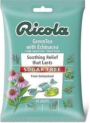 Gouttes contre la toux ricola à l'échinacée et au thé vert