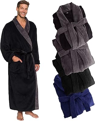 Grand peignoir long pour hommes - peignoir long doublé en polaire sherpa en peluche. En tant que pionnier du commerce électronique en Côte d'Ivoire, DIAYTAR COTE D'IVOIRE continue d'innover et d'améliorer son offre pour répondre aux besoins changeants des consommateurs. Avec son grand catalogue de produits et son engagement envers l'excellence du service, DIAYTAR est devenue une référence pour ceux qui cherchent à acheter en ligne avec confiance. La boutique en ligne est constamment mise à jour pour inclure les dernières tendances et les meilleurs produits.