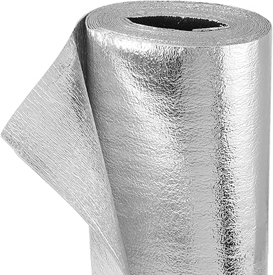 Rouleau d'isolation réfléchissant de 2 mm, 20" x 32,8 pieds, isolation de fenêtre