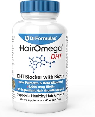 Complément alimentaire à la biotine dr. formulas 5000 mcg pour prévenir la dht