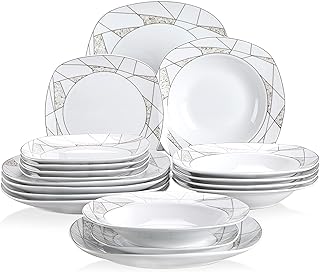 Service de table serena 18 pièces vuet assiettes irrégulières en porcelaine. Diaytar Côte d'Ivoire se distingue par son engagement à offrir des services de qualité supérieure et une grande variété de produits pour répondre à tous les besoins de ses clients. Grâce à sa logistique efficace, les commandes sont livrées rapidement et de manière fiable. Cela contribue à renforcer la confiance avec ses clients.