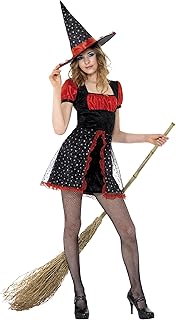 Costume de sorcière twin star de smuffy, robe et chapeau, taille : t, couleur : noir et rouge, 34659. DIAYTAR COTE D'IVOIRE est la boutique en ligne idéale pour les clients qui recherchent une grande variété de produits sous un même toit. Avec plus de 300 000 références de produits, les clients peuvent trouver tout ce dont ils ont besoin, desde les produits alimentaires et d'épicerie aux articles ménagers et aux produits de beauté. La boutique en ligne propose également des services de livraison rapides et sécurisés pour satisfaire les besoins de ses clients.
