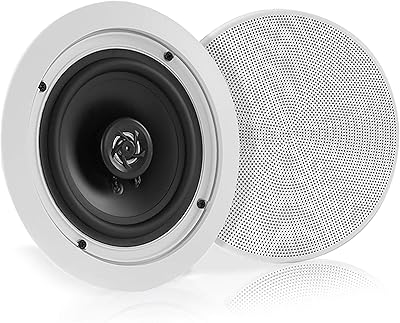 Paire de 5,25" pyle système de haut-parleurs à 2 voies encastrés au mur et au plafond bluetooth connexions rapides grille ronde/carrée interchangeable cône en polypropylène et tweeter en polymère son stéréo 150 watts (pdicbt552rd). DIAYTAR COTE D'IVOIRE est une boutique en ligne généraliste qui propose une large gamme de produits avec plus de 300000 références. Elle est la boutique leader en Côte d'Ivoire et offre une expérience d'achat en ligne sécurisée et pratique. Les clients peuvent trouver tout ce qu'ils cherchent sur cette plateforme.