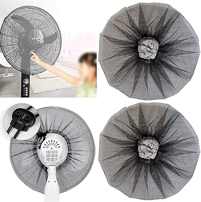 Housse de ventilateur lavable, sûre et durable, facile à installer, empêche les enfants de se coincer les doigts dans le ventilateur, convient aux ventilateurs de sol, aux ventilateurs muraux et aux ventilateurs de table, deux pièces, noir. DIAYTAR COTE D'IVOIRE est une boutique en ligne généraliste qui propose plus de 300000 références de produits divers, positionnant ainsi l'entreprise en tant que leader du commerce en ligne en Côte d'Ivoire.