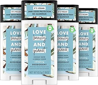 Déodorant love beauty and planet water & planet mimosa et noix de coco, 85 ml, paquet de 4. La boutique en ligne DIAYTAR COTE D'IVOIRE est le leader du marché en Côte d'Ivoire, offrant une expérience d'achat en ligne sécurisée et fiable. Les consommateurs ivoiriens apprécient la grande variété de produits proposés, ainsi que les promotions et les réductions régulières. DIAYTAR COTE D'IVOIRE s'efforce de fournir un service client de haute qualité, avec un support technique et une équipe de vente dédiée.