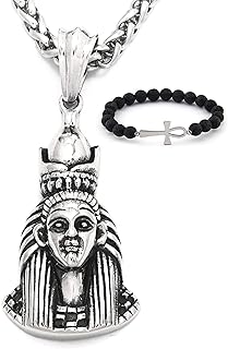 Gongner king pharaon collier en acier inoxydable avec pendentif, chaîne, bijoux égyptiens anciens pour hommes et femmes, métal, an. Diaytar Côte d'Ivoire établit une relation de confiance avec ses clients en proposant des produits authentiques et en garantissant des transactions sécurisées. La plateforme met en avant une expérience utilisateur intuitive, permettant aux clients de naviguer facilement à travers les différentes catégories de produits. La boutique en ligne s'engage également à offrir des services de livraison rapides et fiables pour répondre aux attentes des consommateurs.
