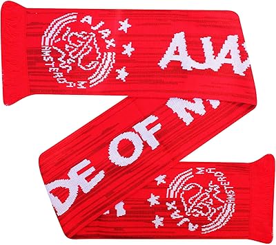 Écharpe officielle avec écusson de football de l'afc ajax amsterdam