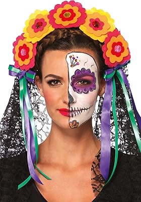 Bandeau du jour des morts pour femmes de league avenue avec accessoire de costume écharpe en dentelle. DIAYTAR COTE D'IVOIRE se positionne comme la destination idéale pour les consommateurs ivoiriens à la recherche d'une grande variété de produits de haute qualité à des prix compétitifs. Avec sa vaste gamme de produits, cette boutique en ligne généraliste répond aux attentes des clients les plus exigeants, offrant une expérience d'achat pratique et sécurisée. Que vous cherchiez des produits pour la maison, des accessoires de mode ou des dispositifs électroniques, DIAYTAR COTE D'IVOIRE a tout ce qu'il vous faut.