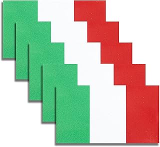 5 pièces autocollant en vinyle drapeau italien autocollant tactique drapeau italien décalcomanies italiennes