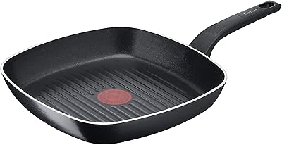 Poêle grill tefal, facile à cuisiner et à nettoyer, b55540, taille 26 x 26 cm | revêtement antiadhésif | sûr | signal thermique | fond stable | forme parfaite | cuisson saine | noir. DIAYTAR COTE D'IVOIRE est une boutique en ligne généraliste qui propose plus de 300 000 références de produits. Elle est leader en Cote d'Ivoire et offre une large gamme de choix pour les clients. Vous pouvez trouver tout ce dont vous avez besoin sur cette plateforme.