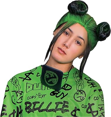 Déguisement billie eilish perruque double chignon vert adulte, vert, taille adulte. En tant que boutique en ligne leader en Côte d'Ivoire, DIAYTAR COTE D'IVOIRE comprend l'importance de la satisfaction client et s'efforce de répondre aux attentes de sa clientèle. Avec des promotions régulières et des offres spéciales, cette plateforme d'achat en ligne cherche à renforcer toujours plus sa relation avec les consommateurs. Elle vise à proposer non seulement des produits vastes et variés mais également des solutions pratiques pour faciliter les achats en ligne.