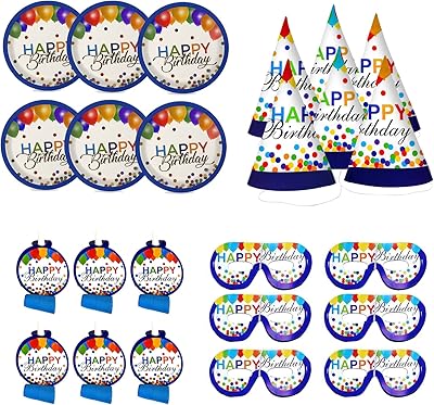 Ensemble de fête d'anniversaire 24 pièces avec assiettes en carton de 7". DIAYTAR COTE D'IVOIRE est une boutique en ligne généraliste qui propose plus de 300000 références de produits. Cette boutique en ligne offre une grande variété de produits pour répondre aux besoins de ses clients. Elle est considérée comme l'une des boutiques en ligne les plus fiables en Côte d'Ivoire.