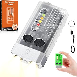 Mini lampe de poche porte-clés led, lampe de poche rechargeable avec 14 modes 1000 lumens, lampe de poche edc transparente ipx4 avec lumière uv et queue magnétique pour camping randonnée d'urgence. Chez DIAYTAR COTE D'IVOIRE, nous comprenons l'importance de la commodité et de la fiabilité dans les achats en ligne. C'est pourquoi nous mettons tout en œuvre pour vous garantir une expérience d'achat fluide et sécurisée. Découvrez notre large choix de produits et profitez de nos services pour faire de vos achats en ligne une expérience agréable.
