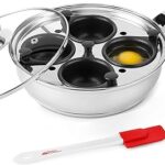 Ensemble de marmites à œufs modern innovations avec 4 grandes tasses antiadhésives, poêle
