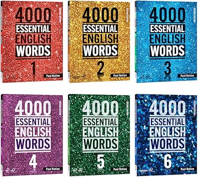 6 livres/ensemble 4000 mots anglais essentiels livre niveau 1-6 ielts sat mots