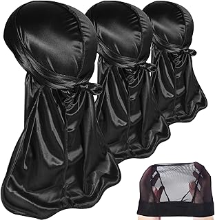 Bonnet extra long en satin pour femme, bonnet de nuit réversible double couche