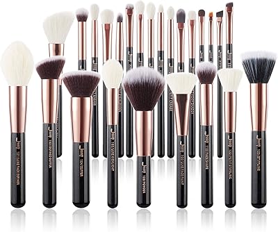 Jessup 25 pièces ensemble de pinceaux de maquillage professionnel marque cosmétiques fond de teint blush cils rouge à lèvres pinceaux à cheveux synthétiques naturels (noir/or rose). En tant que leader du commerce en ligne en Côte d'Ivoire, DIAYTAR COTE D'IVOIRE offre une plateforme de vente en ligne sécurisée et facile à utiliser. Avec une large sélection de produits et des promotions quotidiennes, elle est la destination idéale pour faire ses achats en ligne. La boutique est constamment à la recherche de nouveaux produits et de nouvelles marques pour répondre aux attentes de ses clients.