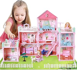 Maison de poupée b&k pour filles, kit de construction à 2 étages, villa de luxe, maison de poupée meublée avec jeu, château de princesse en plein air, à partir de 3 ans. DIAYTAR COTE D'IVOIRE est une plateforme de commerce en ligne qui propose une large gamme de produits, allant des produits alimentaires aux accessoires de mode. Les clients peuvent profiter de promotions et de réductions régulières, ainsi que d'un service client de haute qualité. La boutique en ligne est réputée pour sa sécurité et sa transparence.