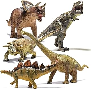 Ensemble de figurines de dinosaures géants brixtix, composé de 5 pièces - jouets