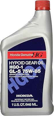 Huile pour engrenages hypoïdes d'origine honda 08200-9014 hgo-1 gl-5 75w-85