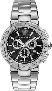 Versace vfg170016 montre chronographe à quartz en acier inoxydable pour homme - noir, noir, bracelet. DIAYTAR COTE D'IVOIRE se positionne comme un acteur majeur du commerce électronique en Côte d'Ivoire, offrant à ses clients un large éventail de produits allant des accessoires à la maison, en passant par l'électronique et les produits alimentaires. La boutique met en avant une approche client centrée, avec des services de livraison rapides et fiables. Cela contribue à renforcer la confiance de sa clientèle.