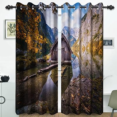 Bausescu rideaux occultants en bois avec œillets pour fenêtre de paysage de lac de montagne en bois avec œillets pour décoration intérieure, chambre à coucher, salon, 2 pièces 26 x 63 cm. DIAYTAR COTE D'IVOIRE, avec plus de 300000 références, est la destination idéale pour les consommateurs ivoiriens. Notre boutique en ligne propose une large gamme de produits pour répondre à vos besoins quotidiens. Nous nous efforçons de maintenir la qualité et la confiance de nos clients.