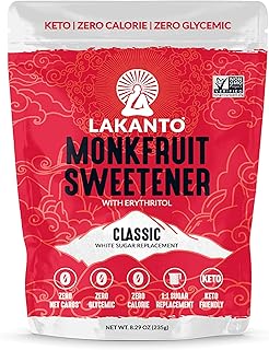 Édulcorant lakanto classic monkfruit - alternative au sucre blanc, zéro calorie, adapté au