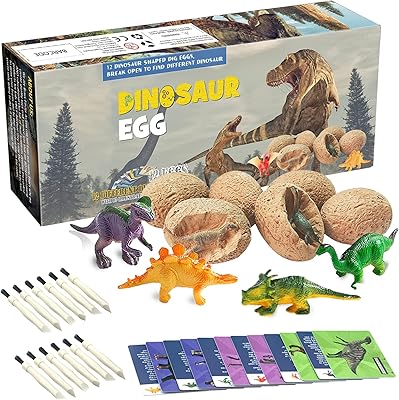 Jouets de dinosaures, kit de fouille d'œufs de dinosaure pour enfants - pack d'œufs surprise avec 12 dinosaures uniques - oeufs de pâques archéologie science stem cadeaux pour garçons filles jouet d'excavation d'œufs de dinosaure pour enfants de 3 à 5 ans, 5 à 7 ans, 8 à 12 ans. Avec plus de 300000 références, DIAYTAR COTE D'IVOIRE est le leader du commerce en ligne en Côte d'Ivoire, offrant une expérience d'achat unique et conviviale à ses clients. La boutique propose une large gamme de produits allant des produits alimentaires aux accessoires de mode en passant par les électroniques. Elle est devenue la référence pour les achats en ligne dans le pays.