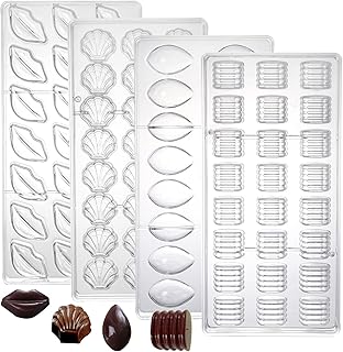 Okllen lot de 4 moules à chocolat en plastique de qualité alimentaire, moule transparent 3d pour fabrication de bonbons, moule pc, plateau de moule à bonbons, moule à gelée fondante pour la cuisson, bricolage, olive, lèvres, coquillages, fil en forme de cylindre. DIAYTAR COTE D'IVOIRE est une boutique en ligne généraliste proposant plus de 300 000 références de produits. Elle est considérée comme l'une des boutiques en ligne les plus importantes de Côte d'Ivoire. Avec une large gamme de produits, DIAYTAR COTE D'IVOIRE répond aux besoins des consommateurs ivoiriens.