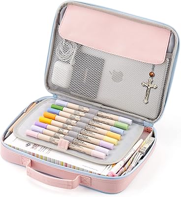 Hvomo étui bible pour femme couverture bible pour homme multifonction papeterie trousse à