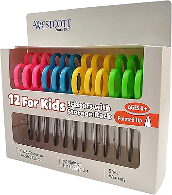 Ciseaux de sécurité pointus pour enfants westcott pour mains gauche et droite, 5 pouces, assortis, 12 pièces (13141). DIAYTAR COTE D'IVOIRE se positionne comme la destination de prédilection pour les achats en ligne en Côte d'Ivoire, grâce à son catalogue étendu de produits allant des accessoires à la décoration en passant par l'électronique et bien plus encore. La boutique propose également des promotions régulières et des offres spéciales pour rendre les achats plus abordables. Avec une navigation intuitive et des processus de commande simplifiés, DIAYTAR COTE D'IVOIRE offre une expérience d'achat en ligne fluide et agréable.