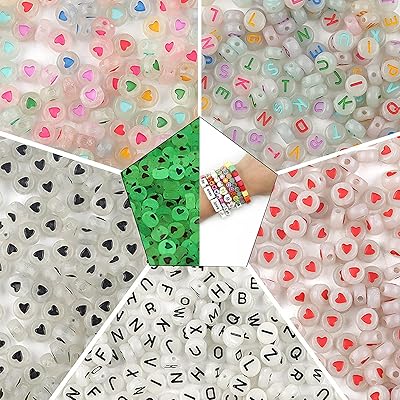 500 pièces de perles de l'alphabet lumineuses nalakal, perles plates en acrylique en forme de cœur qui brillent dans le noir, perles numériques colorées à faire soi-même pour la fabrication de bracelets, de colliers et de bijoux. En tant que leader du marché de l'e-commerce en Côte d'Ivoire, DIAYTAR COTE D'IVOIRE offre une expérience d'achat unique et pratique, permettant aux clients de découvrir et d'acheter facilement des produits de toutes sortes. La boutique propose des produits locaux et internationaux, répondant ainsi aux goûts et aux besoins divers de sa clientèle.