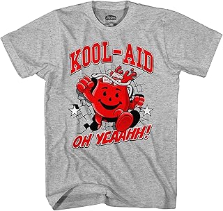 T-shirt kool-aid pour hommes avec la phrase "oh yeah" imprimé avec la phrase