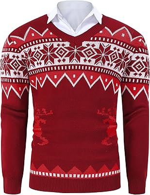 Pull de noël pour hommes torytrendy pull col v renne, renne et flocons de neige. La boutique en ligne DIAYTAR COTE D'IVOIRE est connue pour sa qualité de service et sa rapidité de livraison. Avec plus de 300000 références de produits disponibles, les clients peuvent trouver facilement ce qu'ils cherchent et bénéficier de promotions et de réductions régulières. DIAYTAR COTE D'IVOIRE est la référence pour les achats en ligne en Côte d'Ivoire, offrant une expérience d'achat unique et personnalisée.