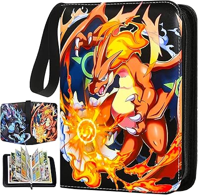 Porte-cartes à 4 poches, jeu de cartes à collectionner et à jouer pouvant