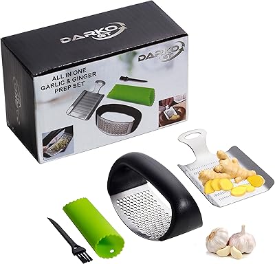 Hachoir à ail professionnel - coupe-ail et gingembre avec éplucheur rotatif en silicone - facile à presser, antirouille, facile à nettoyer et lavable au lave-vaisselle. La boutique en ligne DIAYTAR COTE D'IVOIRE est leader sur le marché ivoirien en termes de vente en ligne. Elle propose des produits de qualité à des prix compétitifs, ce qui la rend très attractive pour les consommateurs. Avec sa large gamme de produits, elle répond aux besoins de tous les clients.